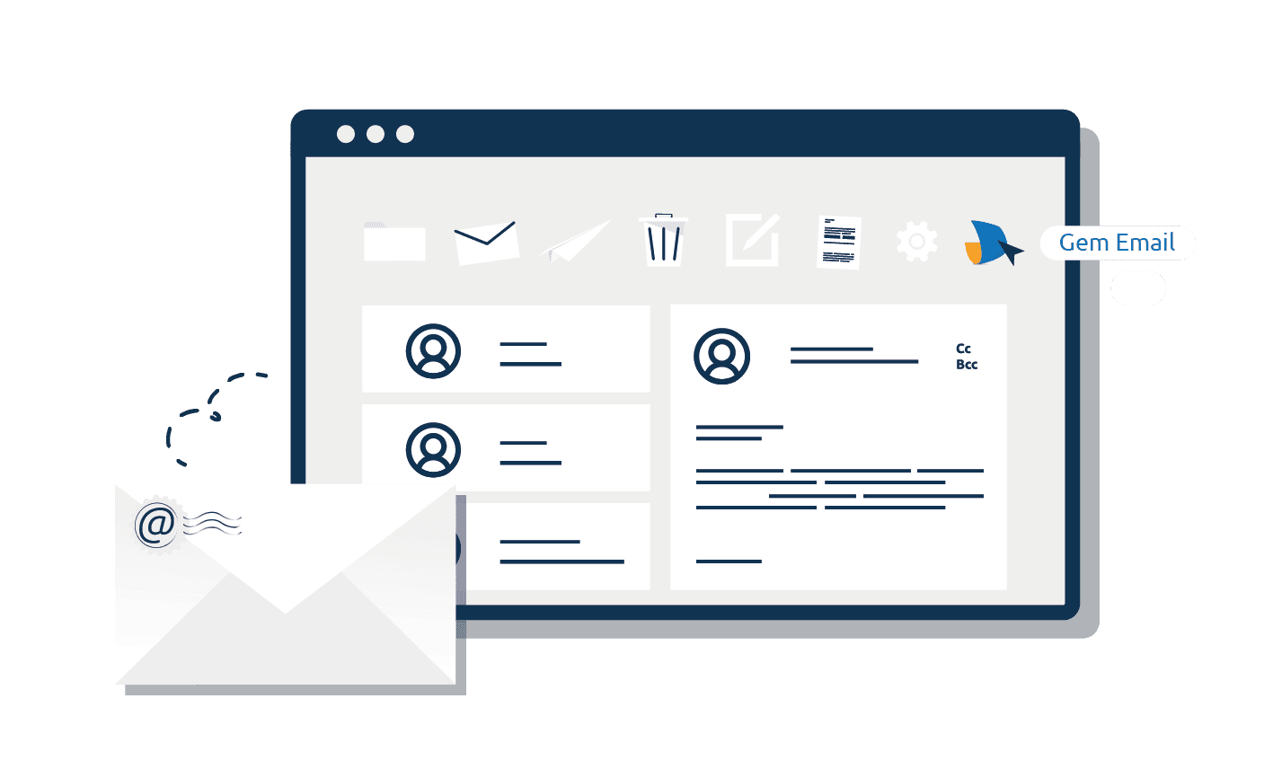 IMS Case e-mail arkivering fra Outlook med Gem Email-funktion og automatisk journalisering
