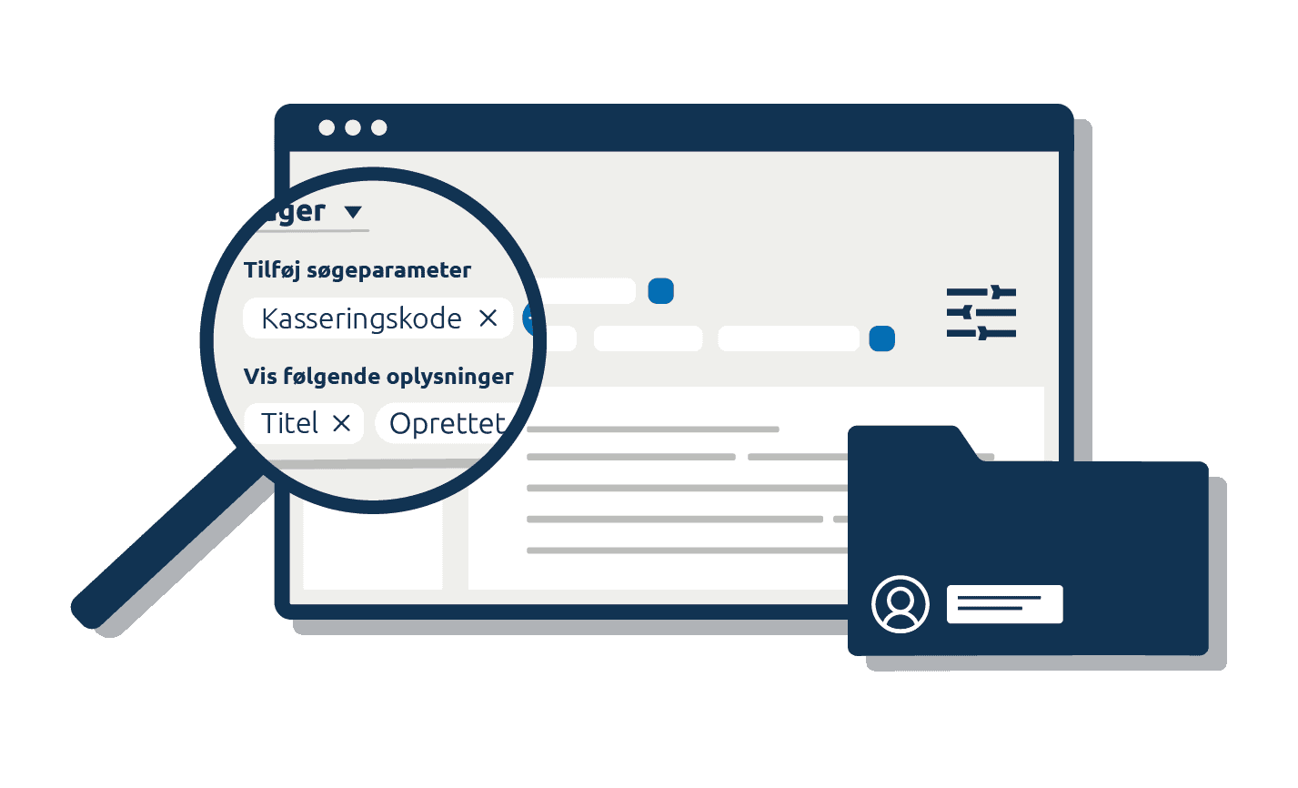 IMS Case – avanceret søgning med filtrering på kasseringskode og dokumentfelter
