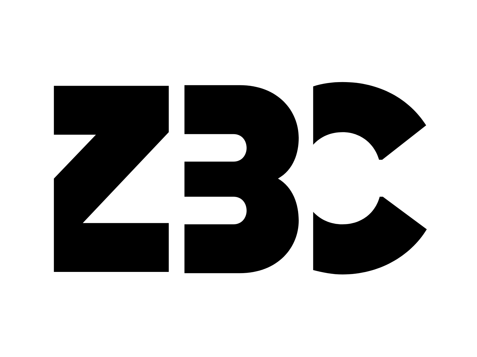 ZBC logo med hvid baggrund